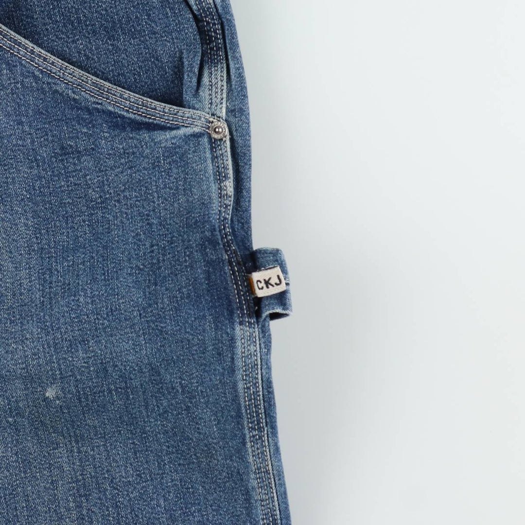90s-00'S Calvin Klein Jeans Denim Painter Shorts, Men's W33 (approx.), Vintage cotton blue type Vintage Second Hand