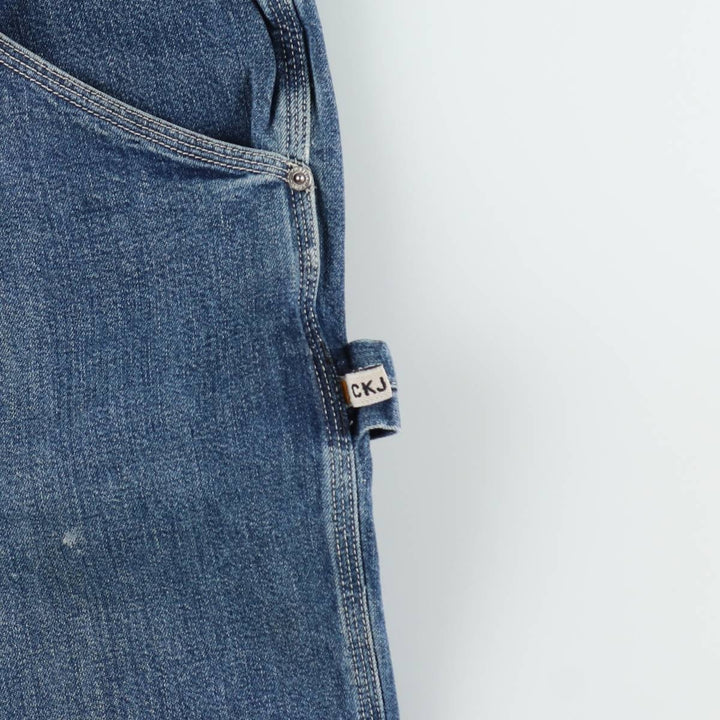 90s-00'S Calvin Klein Jeans Denim Painter Shorts, Men's W33 (approx.), Vintage cotton blue type Vintage Second Hand