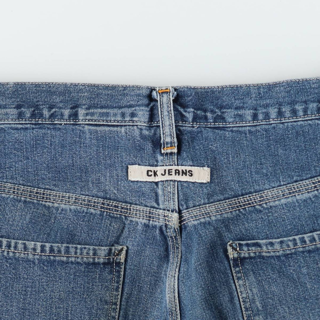 90s-00'S Calvin Klein Jeans Denim Painter Shorts, Men's W33 (approx.), Vintage cotton blue type Vintage Second Hand