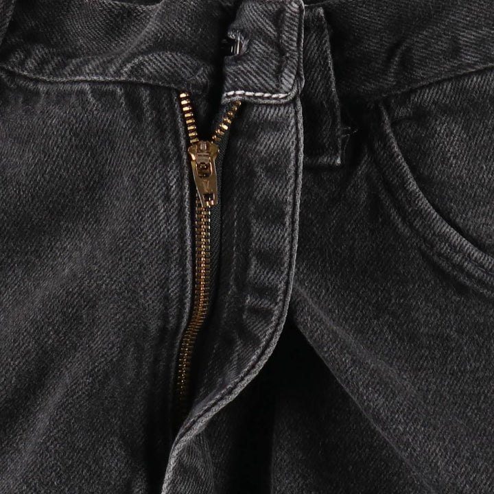 Wrangler Black Denim Shorts, Made in USA, Men's, W34 equivalent cotton black type Vintage Second Hand