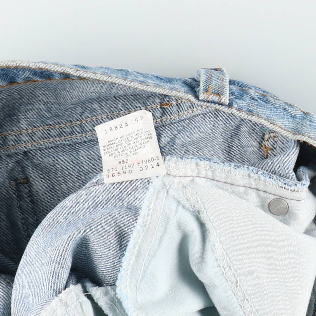 90'S Levi's 550 Orange Tab Denim Shorts, Half Pants, Made in USA, Men's W34 (approx.), Vintage cotton blue type Vintage Second Hand