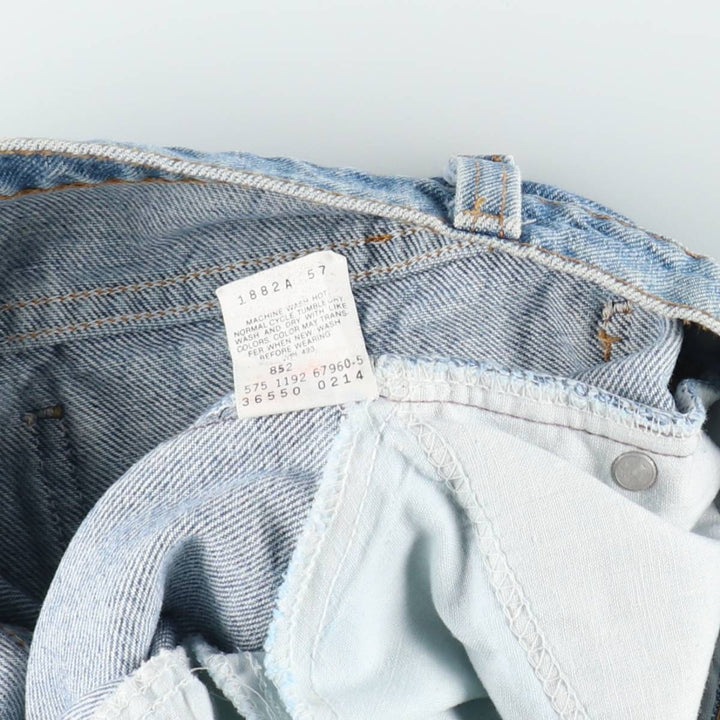 90'S Levi's 550 Orange Tab Denim Shorts, Half Pants, Made in USA, Men's W34 (approx.), Vintage cotton blue type Vintage Second Hand