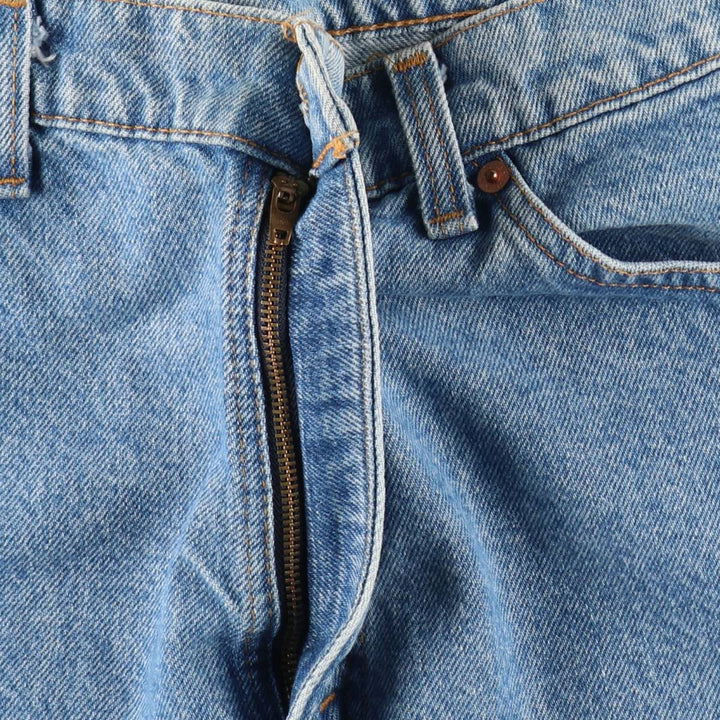 90'S Levi's 550 Orange Tab Denim Shorts, Half Pants, Made in USA, Men's W34 (approx.), Vintage cotton blue type Vintage Second Hand