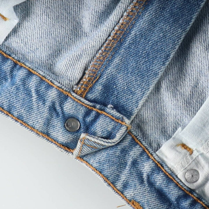 90'S Levi's 550 Orange Tab Denim Shorts, Half Pants, Made in USA, Men's W34 (approx.), Vintage cotton blue type Vintage Second Hand