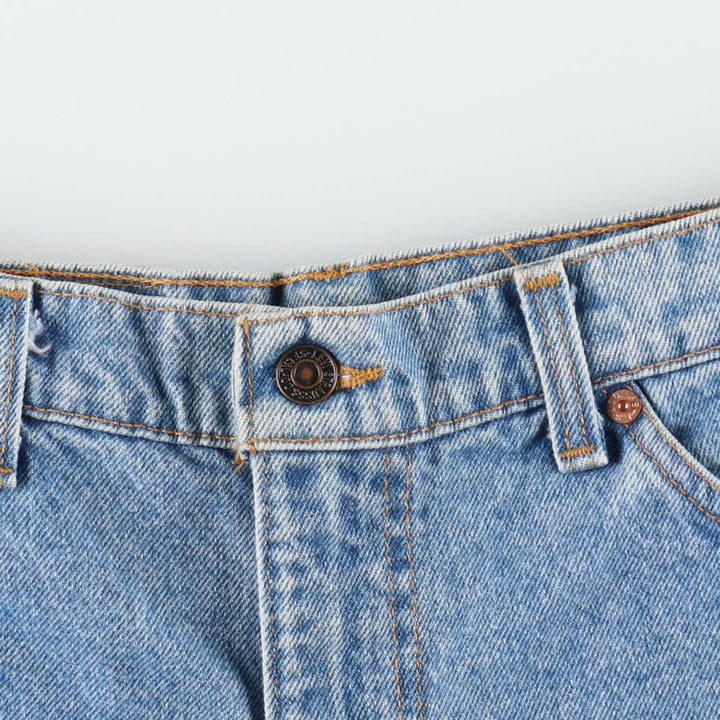 90'S Levi's 550 Orange Tab Denim Shorts, Half Pants, Made in USA, Men's W34 (approx.), Vintage cotton blue type Vintage Second Hand