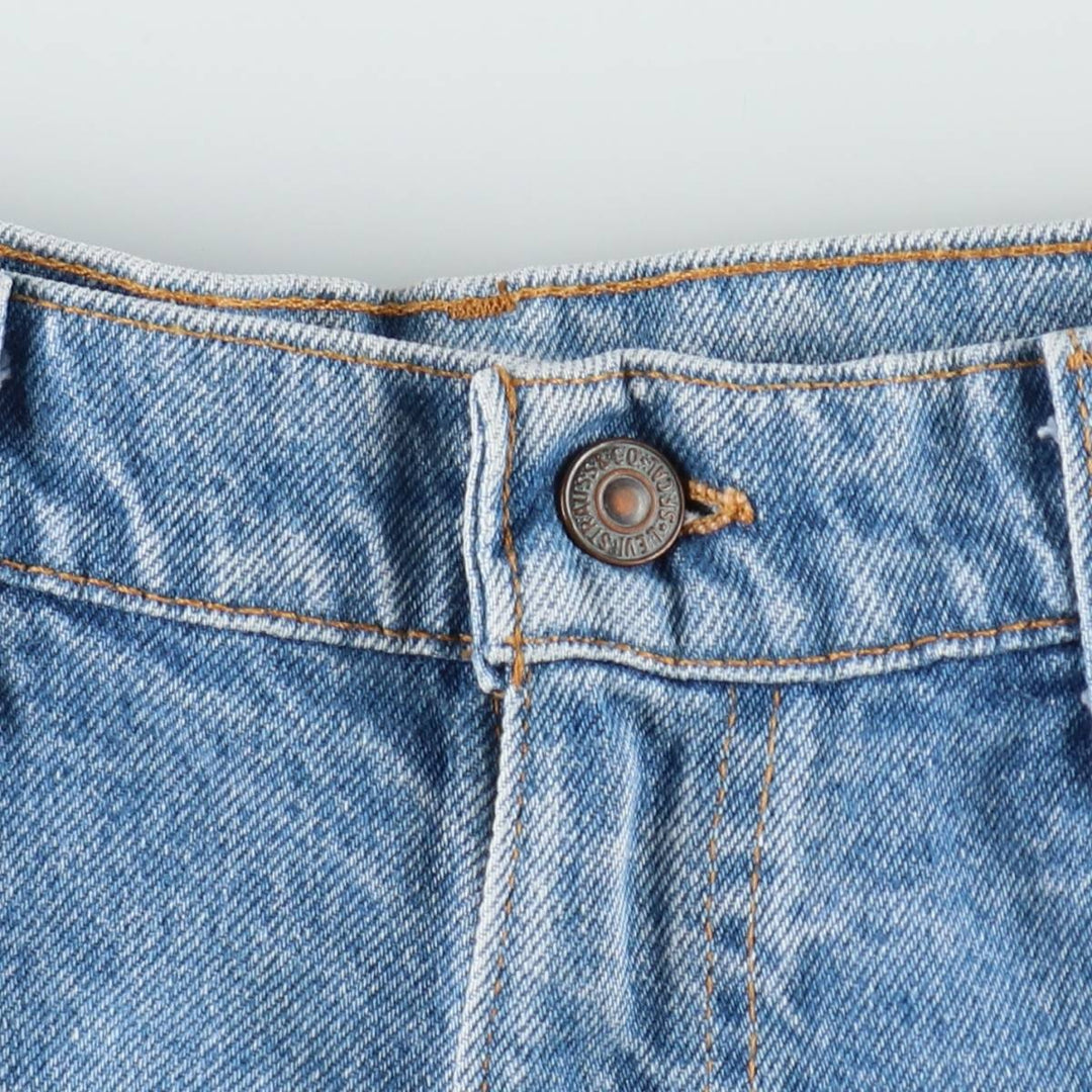 90'S Levi's Orange Tab Denim Shorts, Made in USA, Men's Size W34 (approx.), Vintage cotton blue type Vintage Second Hand