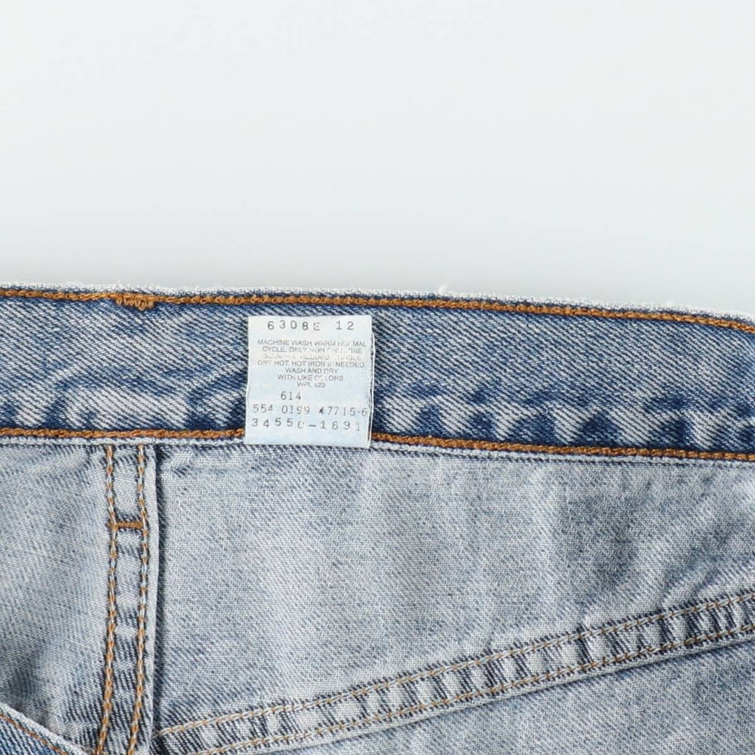 90'S Levi's 550 Relaxed Fit Denim Shorts, Made in USA, Men's W35 (approx.), Vintage cotton blue type Vintage Second Hand