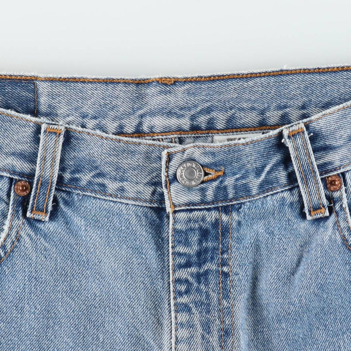 90'S Levi's 550 Relaxed Fit Denim Shorts, Made in USA, Men's W35 (approx.), Vintage cotton blue type Vintage Second Hand