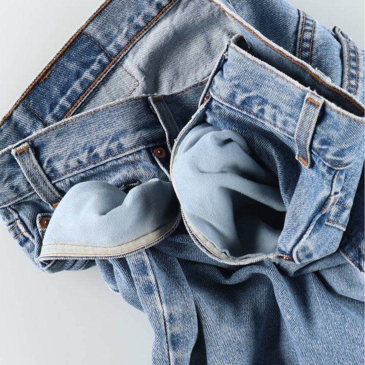 90'S Levi's 550 Relaxed Fit Denim Shorts, Made in USA, Men's W35 (approx.), Vintage cotton blue type Vintage Second Hand
