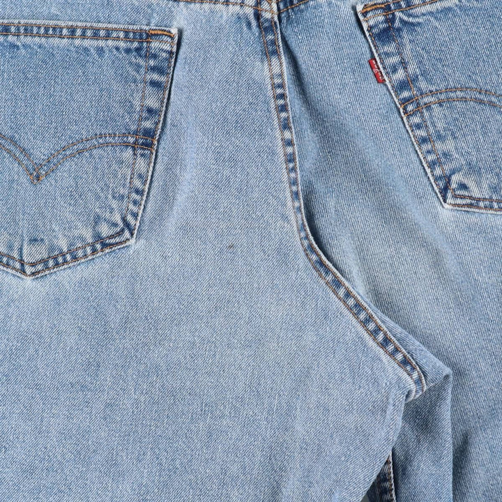 90'S Levi's 550 Relaxed Fit Denim Shorts, Made in USA, Men's W35 (approx.), Vintage cotton blue type Vintage Second Hand
