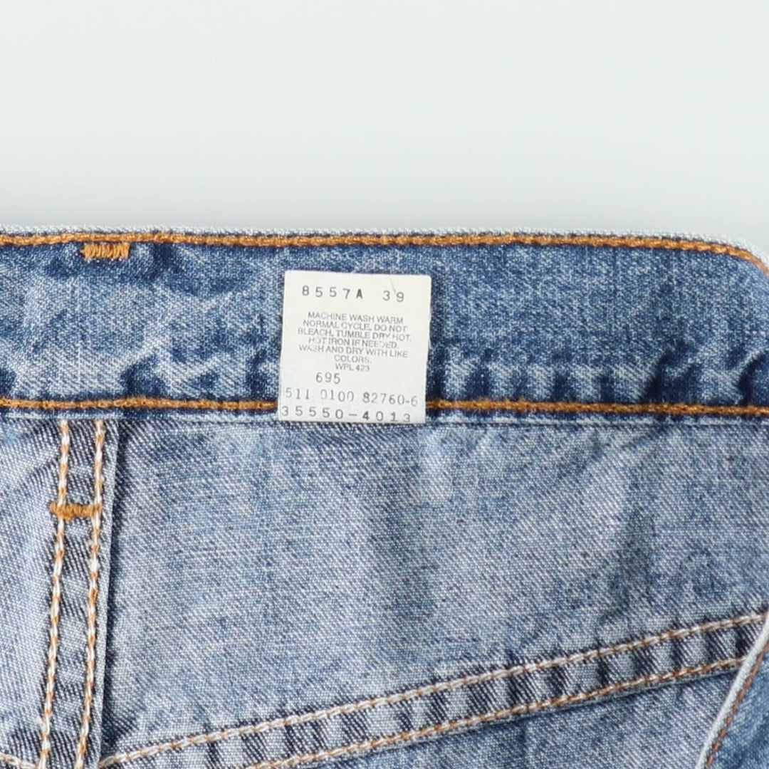 2000'S Levi's 550 Relaxed Fit Denim Shorts, Made in USA, Men's Size W38 (approx.) cotton blue type Vintage Second Hand