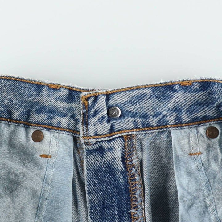 2000'S Levi's 550 Relaxed Fit Denim Shorts, Made in USA, Men's Size W32 (approx.) cotton blue type Vintage Second Hand