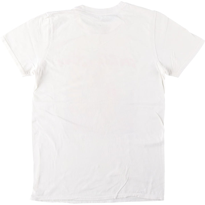 THE ROLLING STONES band T-shirt, women's size S cotton white type Vintage Second Hand