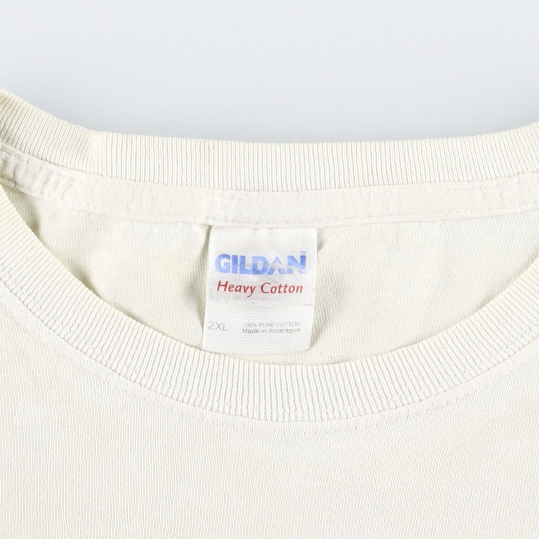 Gildan Stevie Wonder Band T-shirt, Men's XXL equivalent. cotton Khaki type beige Vintage Second Hand