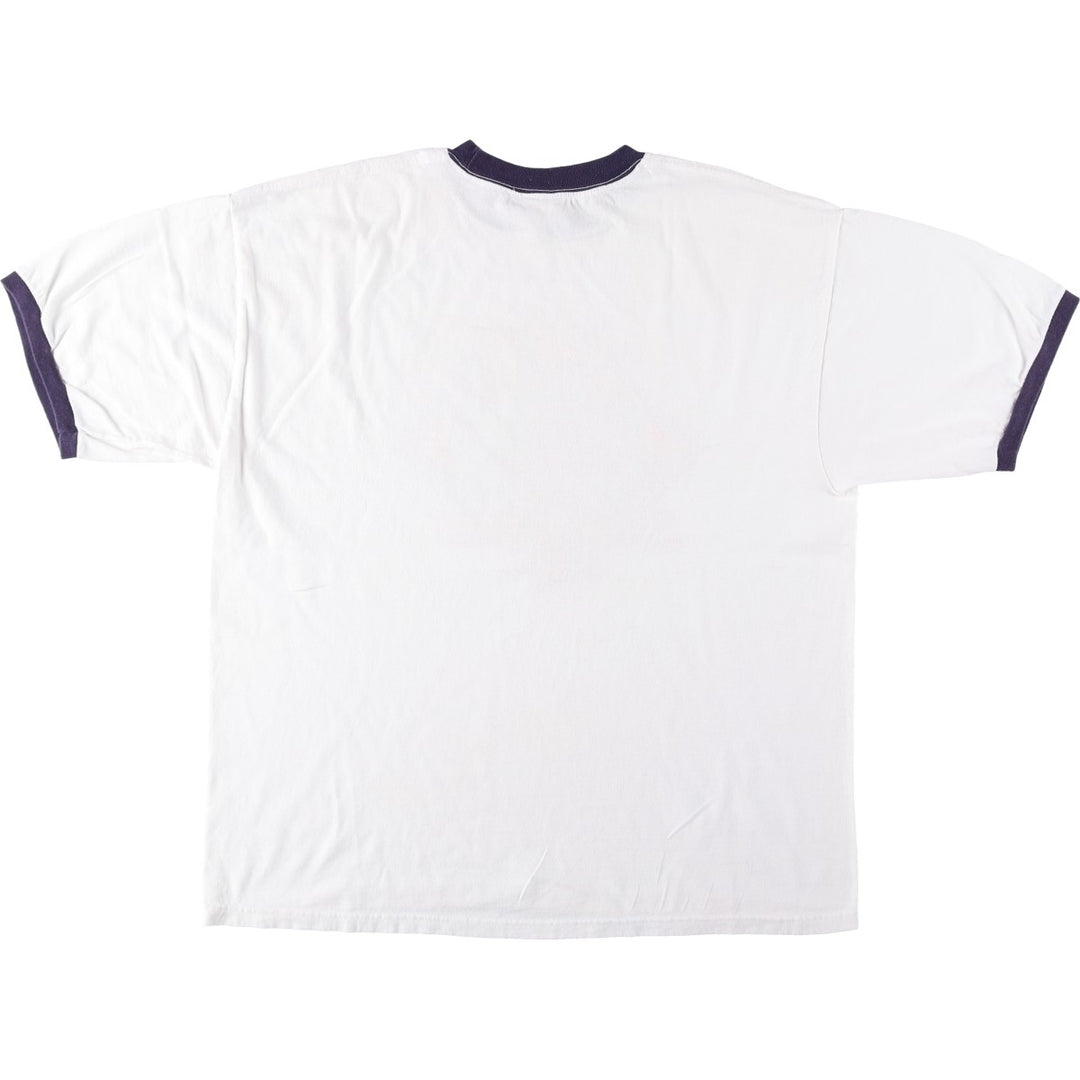 2000'S Majestic MLB Detroit Tigers Ringer T-Shirt, Men's Size XL (approx.) unclear pale white type Vintage Second Hand
