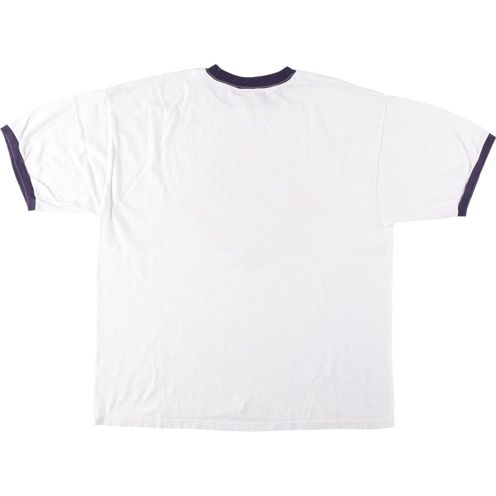 2000'S Majestic MLB Detroit Tigers Ringer T-Shirt, Men's Size XL (approx.) unclear pale white type Vintage Second Hand