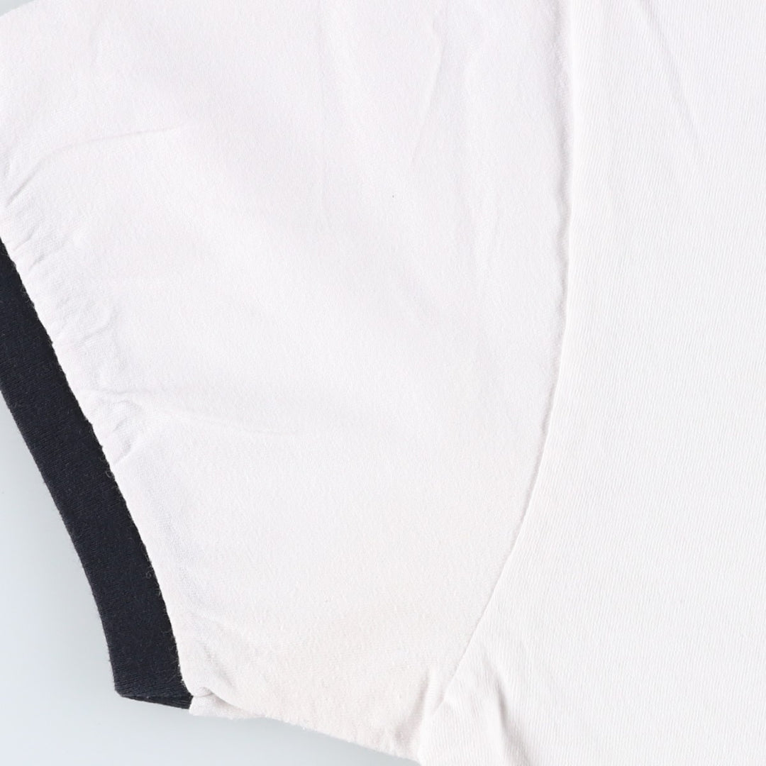 ICE CUBE Wrap Ringer T-Shirt, Men's Size XL (approx.) cotton white type Vintage Second Hand