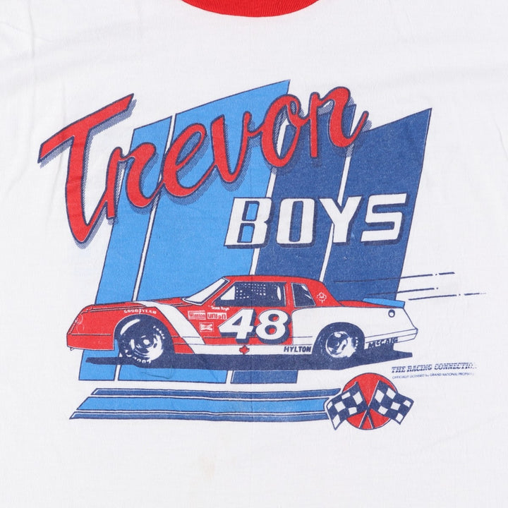 ~90'S Ringer T-shirt, Men's Size L (approx.), Vintage unclear white type Vintage Second Hand
