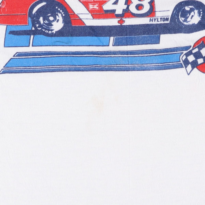 ~90'S Ringer T-shirt, Men's Size L (approx.), Vintage unclear white type Vintage Second Hand