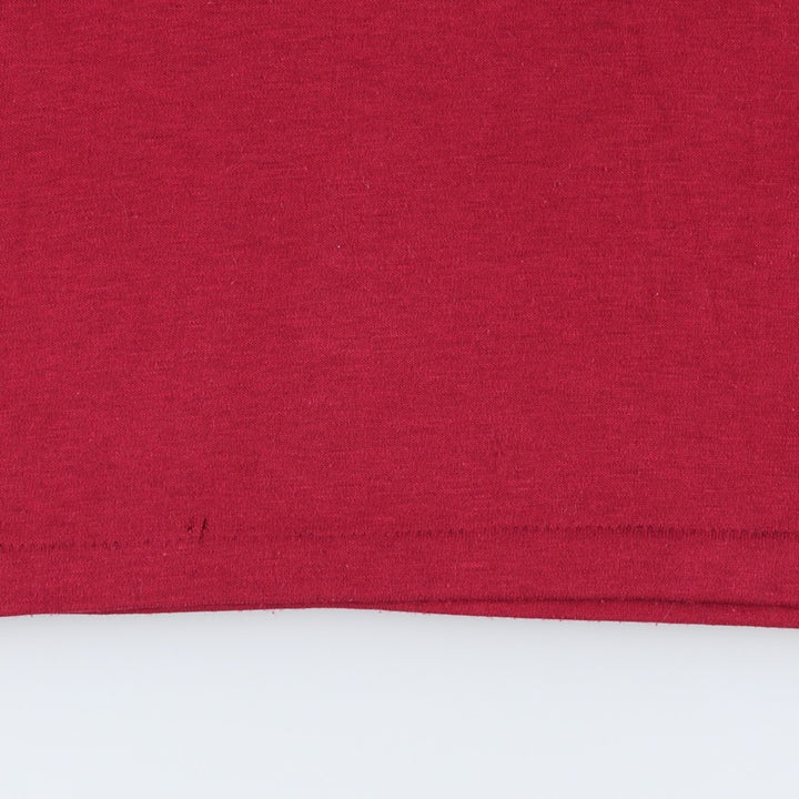 90'S Umbro V-neck Ringer T-shirt, Men's Size M (approx.), Vintage polyester burgundy type Vintage Second Hand