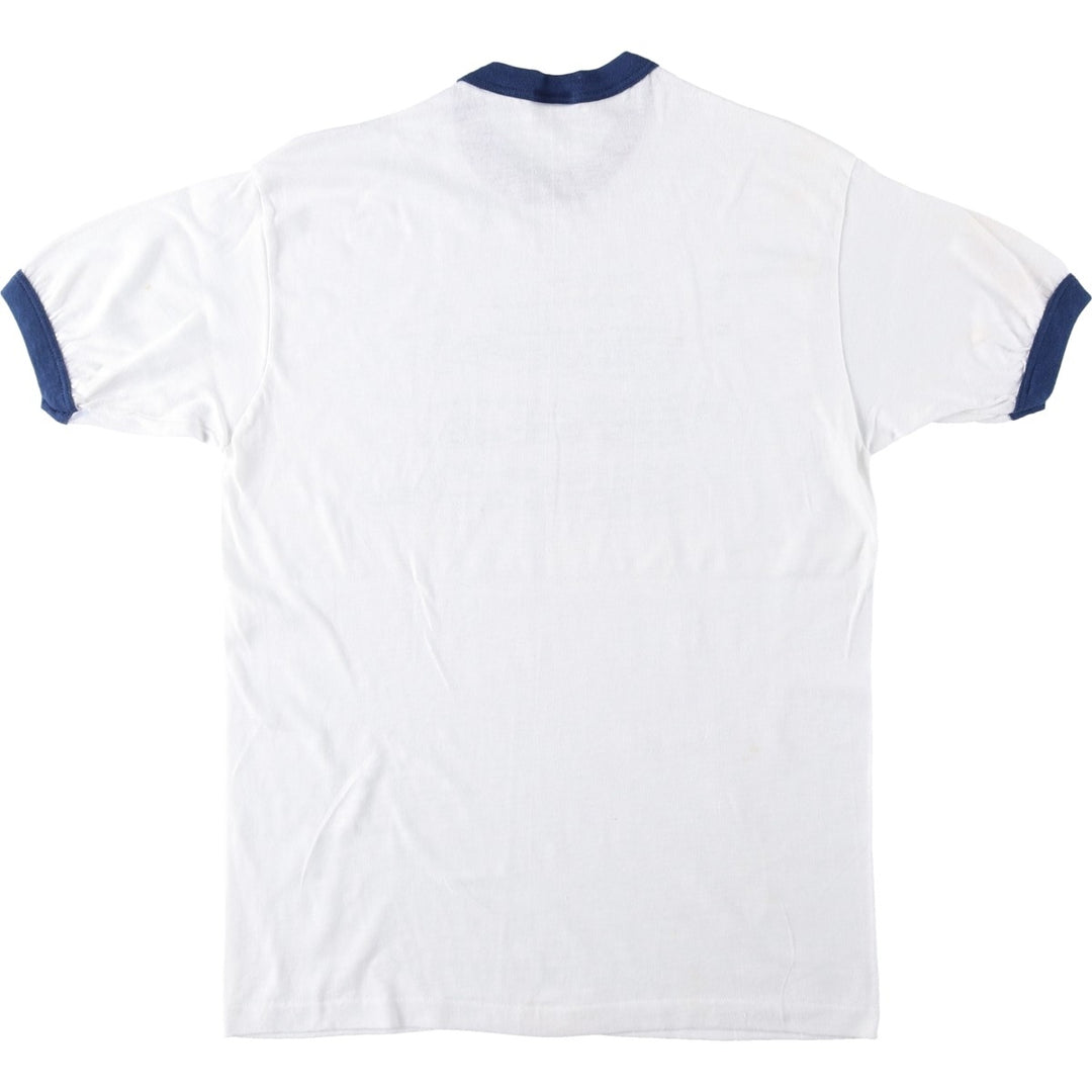 ~90'S Ringer T-shirt, Men's Size S (approx.), Vintage unclear white type Vintage Second Hand