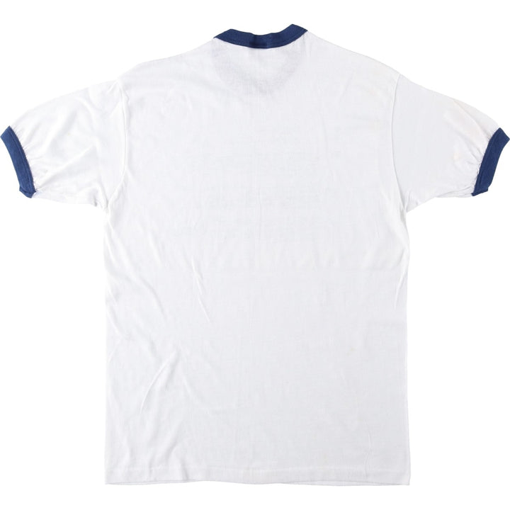 ~90'S Ringer T-shirt, Men's Size S (approx.), Vintage unclear white type Vintage Second Hand