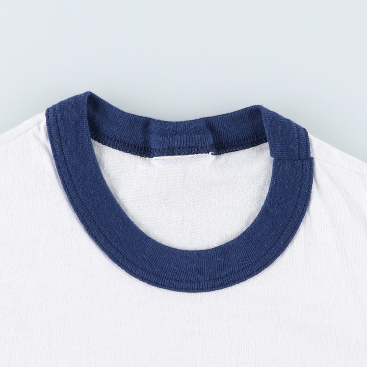 ~90'S Ringer T-shirt, Men's Size S (approx.), Vintage unclear white type Vintage Second Hand