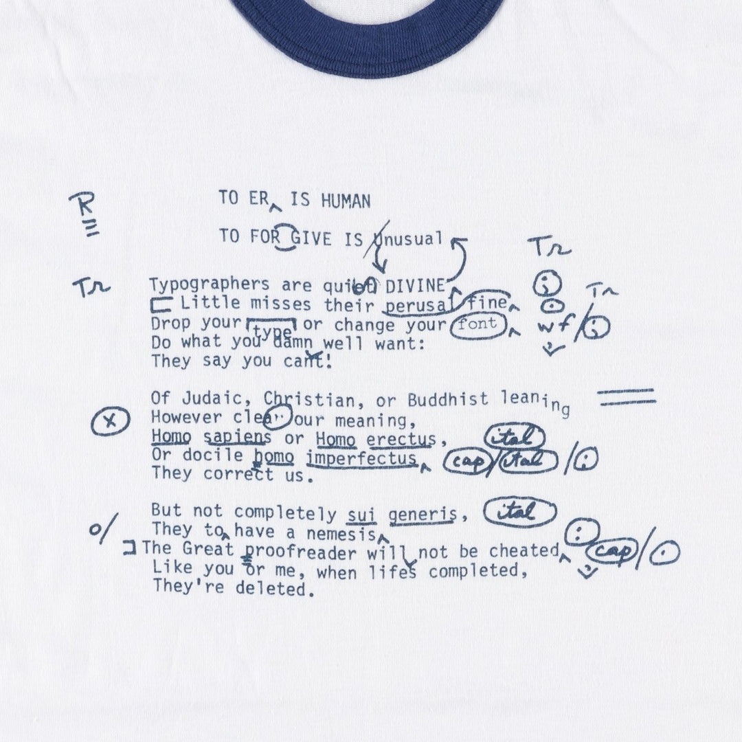 ~90'S Ringer T-shirt, Men's Size S (approx.), Vintage unclear white type Vintage Second Hand