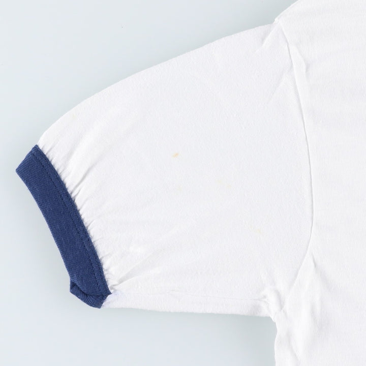~90'S Ringer T-shirt, Men's Size S (approx.), Vintage unclear white type Vintage Second Hand