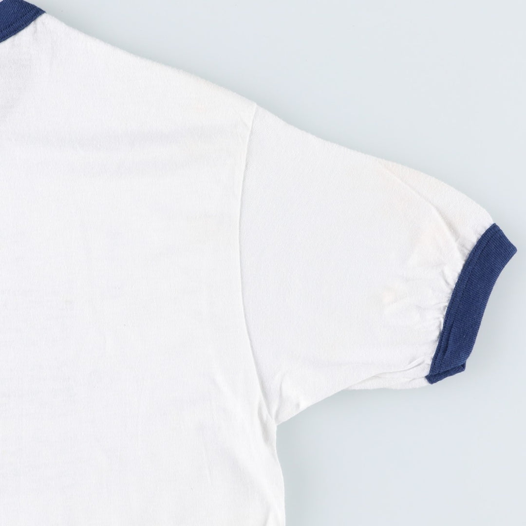 ~90'S Ringer T-shirt, Men's Size S (approx.), Vintage unclear white type Vintage Second Hand