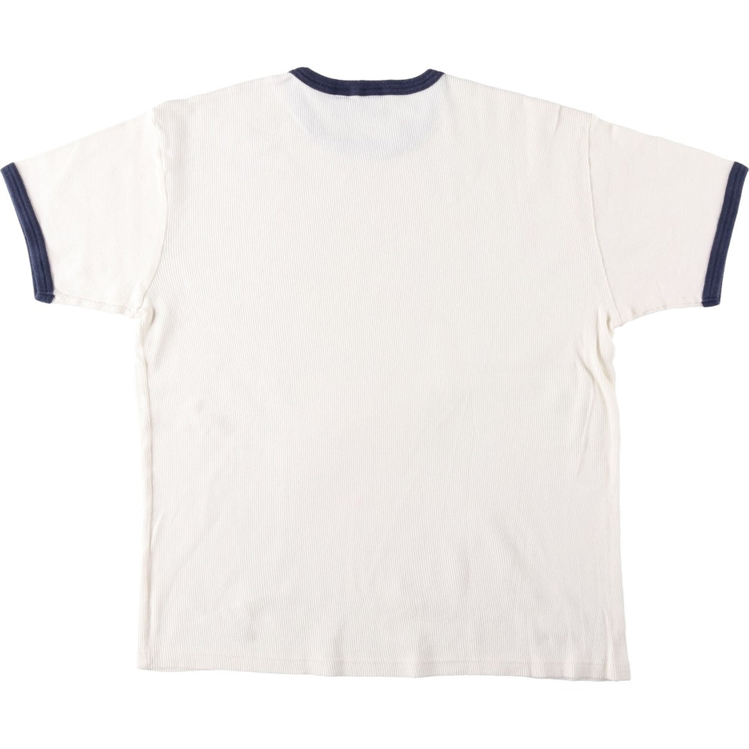 90'S GAP Old GAP Rib-Knit Ringer T-Shirt, Men's Size L (Equivalent), Vintage cotton unbleached Vintage Second Hand