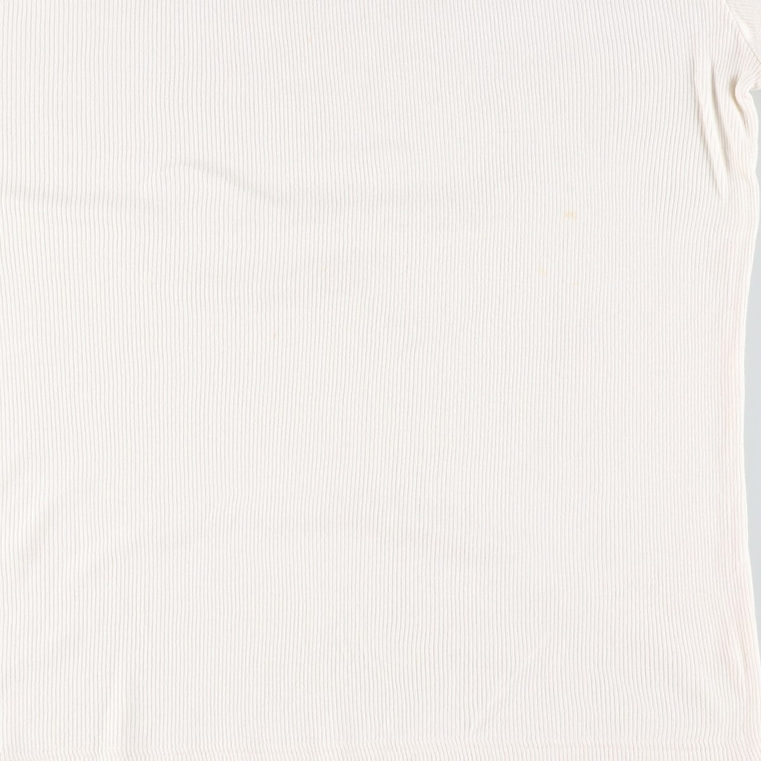 90'S GAP Old GAP Rib-Knit Ringer T-Shirt, Men's Size L (Equivalent), Vintage cotton unbleached Vintage Second Hand