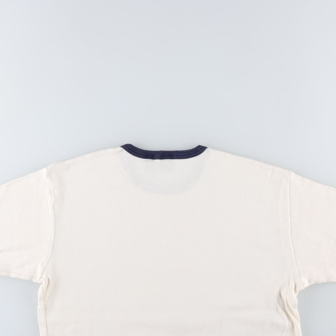 90'S GAP Old GAP Rib-Knit Ringer T-Shirt, Men's Size L (Equivalent), Vintage cotton unbleached Vintage Second Hand