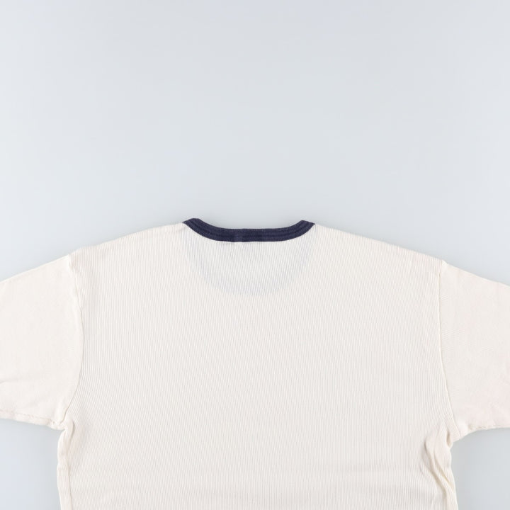 90'S GAP Old GAP Rib-Knit Ringer T-Shirt, Men's Size L (Equivalent), Vintage cotton unbleached Vintage Second Hand