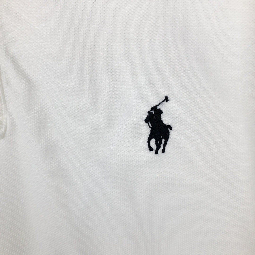 Ralph Lauren POLO RALPH LAUREN Short-Sleeve Polo Shirt, Size M (Men's equivalent to size M) unclear white type Vintage Second Hand