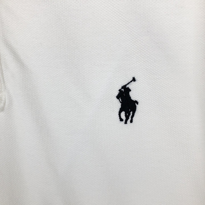 Ralph Lauren POLO RALPH LAUREN Short-Sleeve Polo Shirt, Size M (Men's equivalent to size M) unclear white type Vintage Second Hand