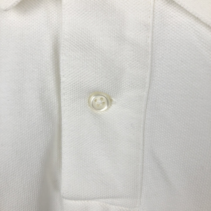 Ralph Lauren POLO RALPH LAUREN Short-Sleeve Polo Shirt, Size M (Men's equivalent to size M) unclear white type Vintage Second Hand