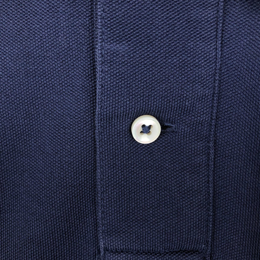 Ralph Lauren POLO RALPH LAUREN CUSTOM FIT short sleeve polo shirt men's M equivalent unclear navy blue type Vintage Second Hand