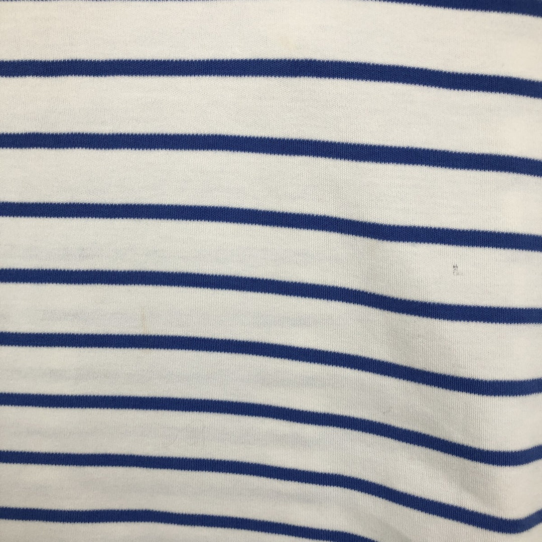 Ralph Lauren POLO RALPH LAUREN CLASSIC FIT short sleeve striped polo shirt men's XL equivalent cotton Blue type light blue Vintage Second Hand