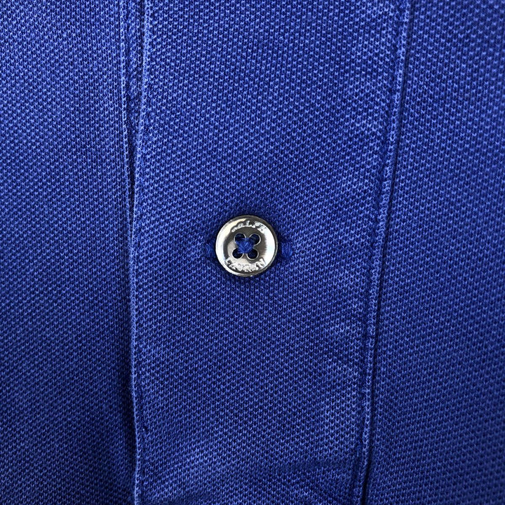 Ralph Lauren POLO RALPH LAUREN CUSTOM FIT short sleeve polo shirt men's M equivalent Pima Cotton blue type Vintage Second Hand