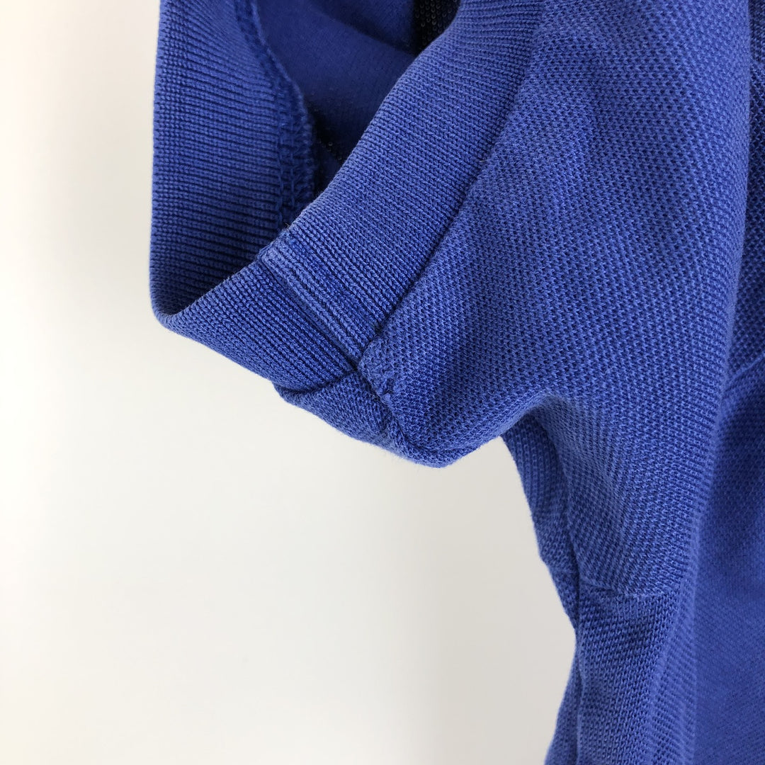 Ralph Lauren POLO RALPH LAUREN CUSTOM FIT short sleeve polo shirt men's M equivalent Pima Cotton blue type Vintage Second Hand