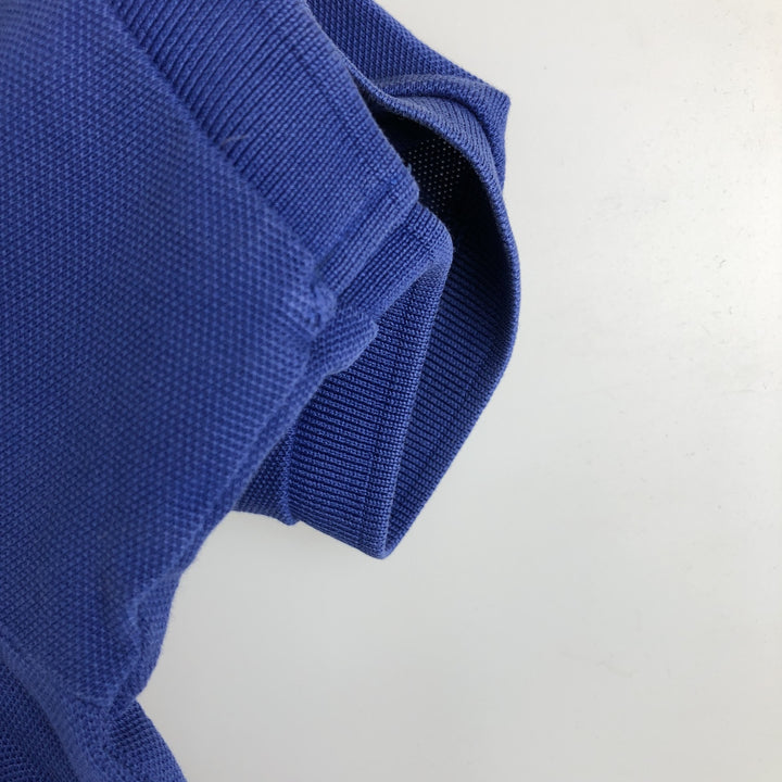 Ralph Lauren POLO RALPH LAUREN CUSTOM FIT short sleeve polo shirt men's M equivalent Pima Cotton blue type Vintage Second Hand