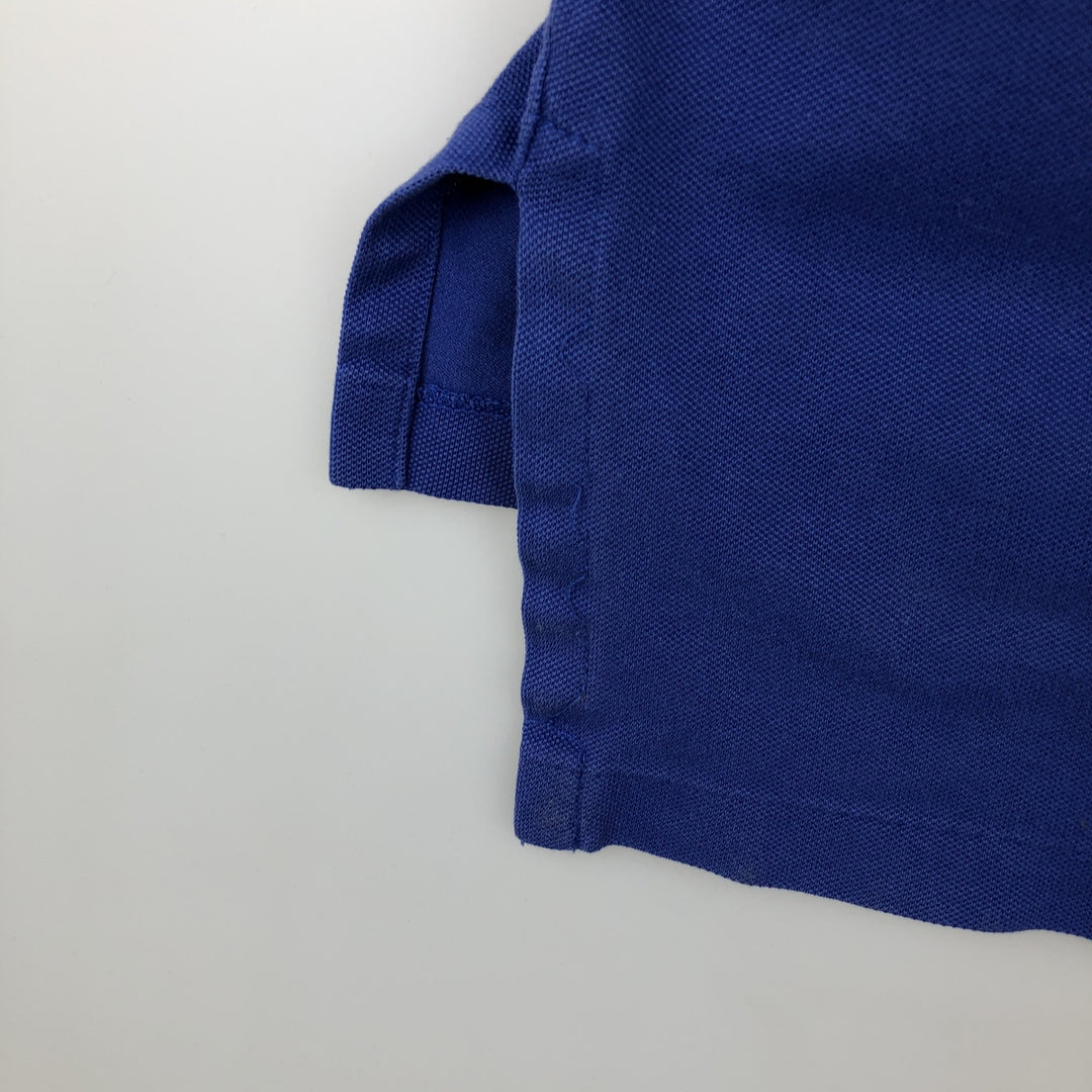 Ralph Lauren POLO RALPH LAUREN CUSTOM FIT short sleeve polo shirt men's M equivalent Pima Cotton blue type Vintage Second Hand