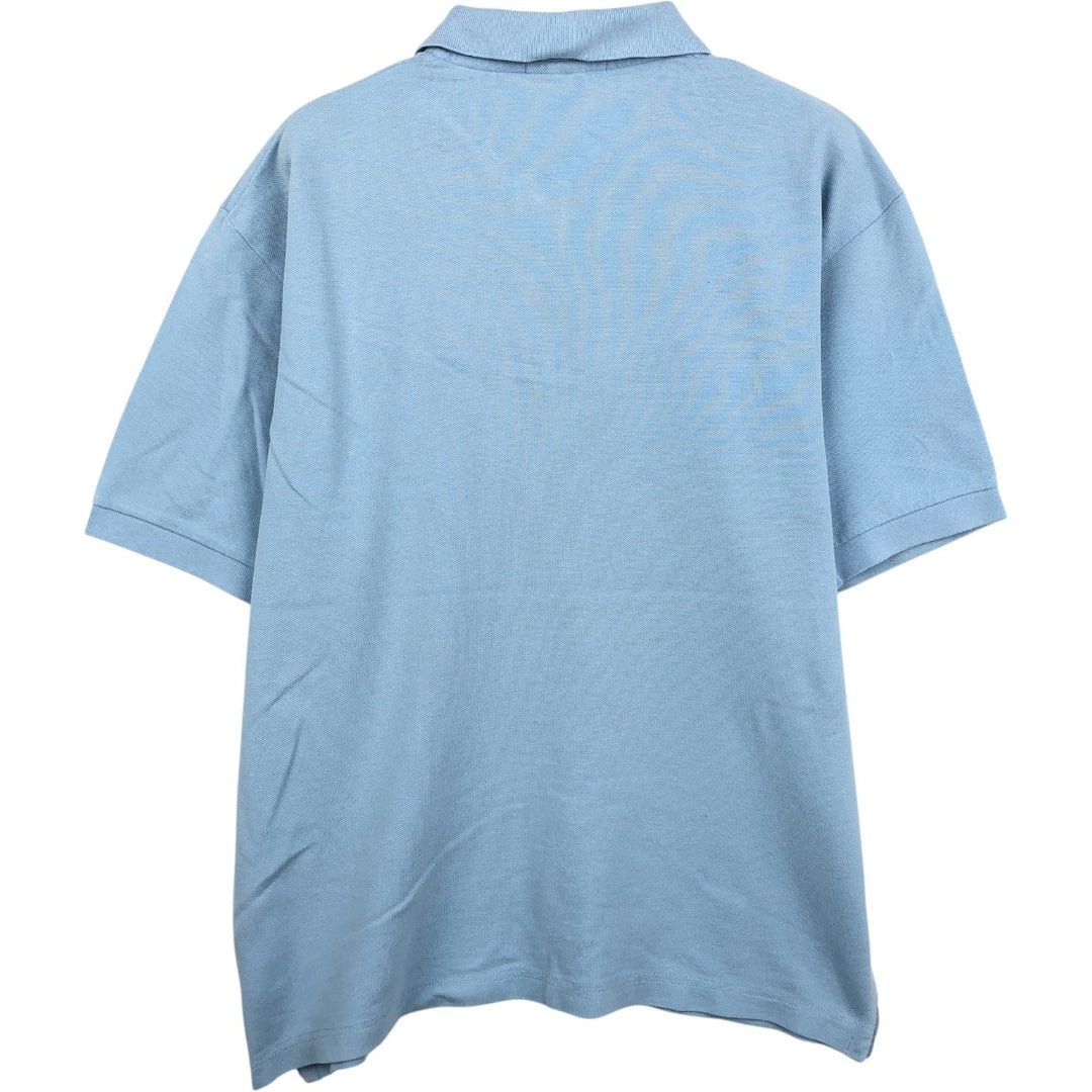 Ralph Lauren POLO by Ralph Lauren short sleeve polo shirt, men's size L cotton Blue type light blue Vintage Second Hand