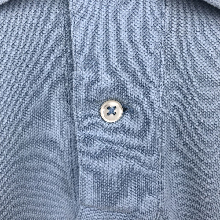 Ralph Lauren POLO by Ralph Lauren short sleeve polo shirt, men's size L cotton Blue type light blue Vintage Second Hand