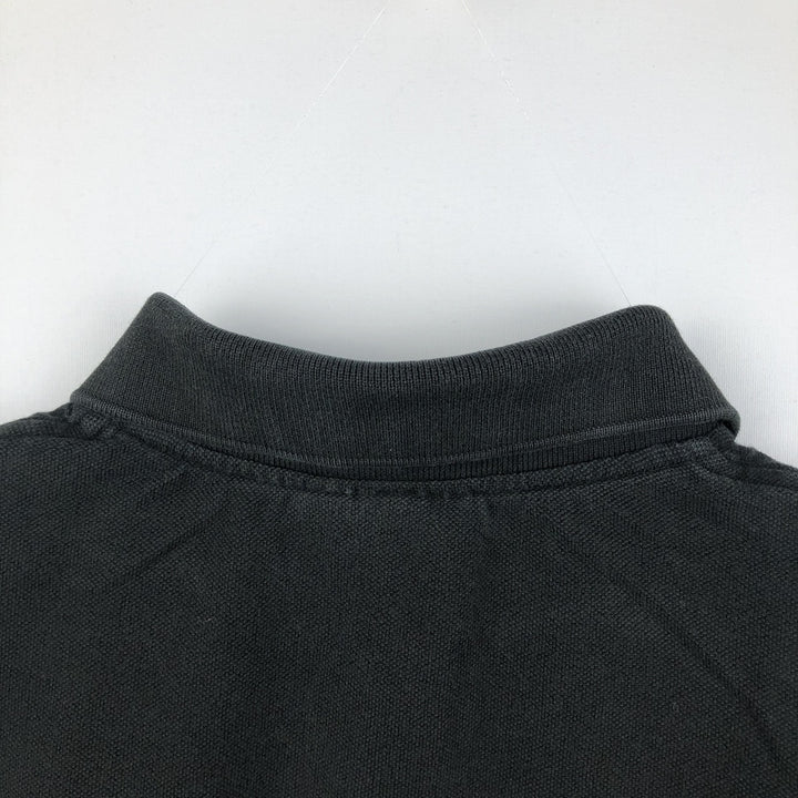 Lacoste SLIM FIT Short-Sleeve Polo Shirt, Size 4 (Men's M equivalent) cotton black type Vintage Second Hand