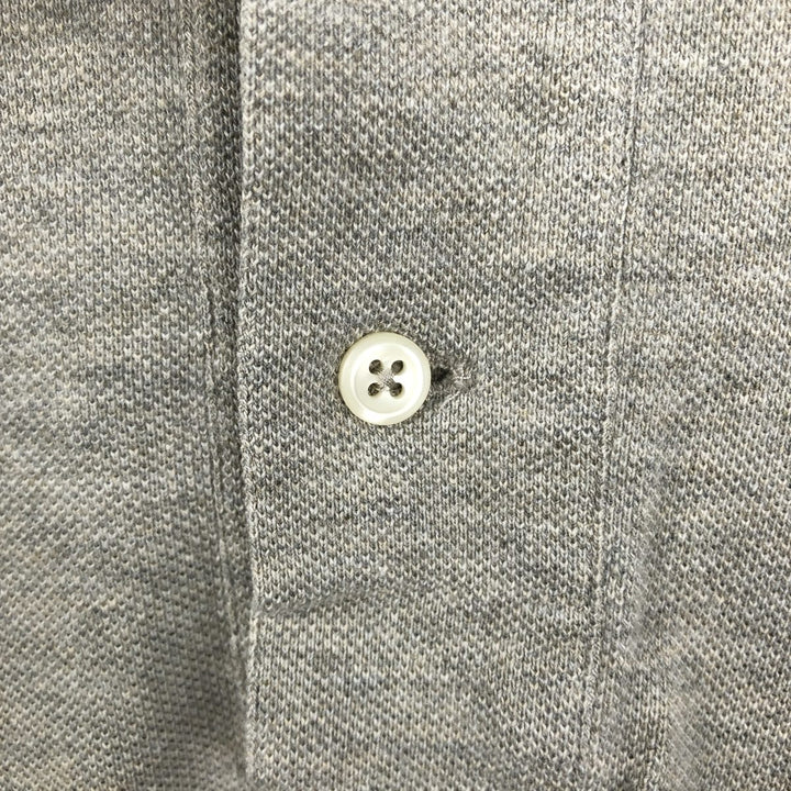 Ralph Lauren POLO by Ralph Lauren short sleeve polo shirt, men's XL size cotton gray type Vintage Second Hand