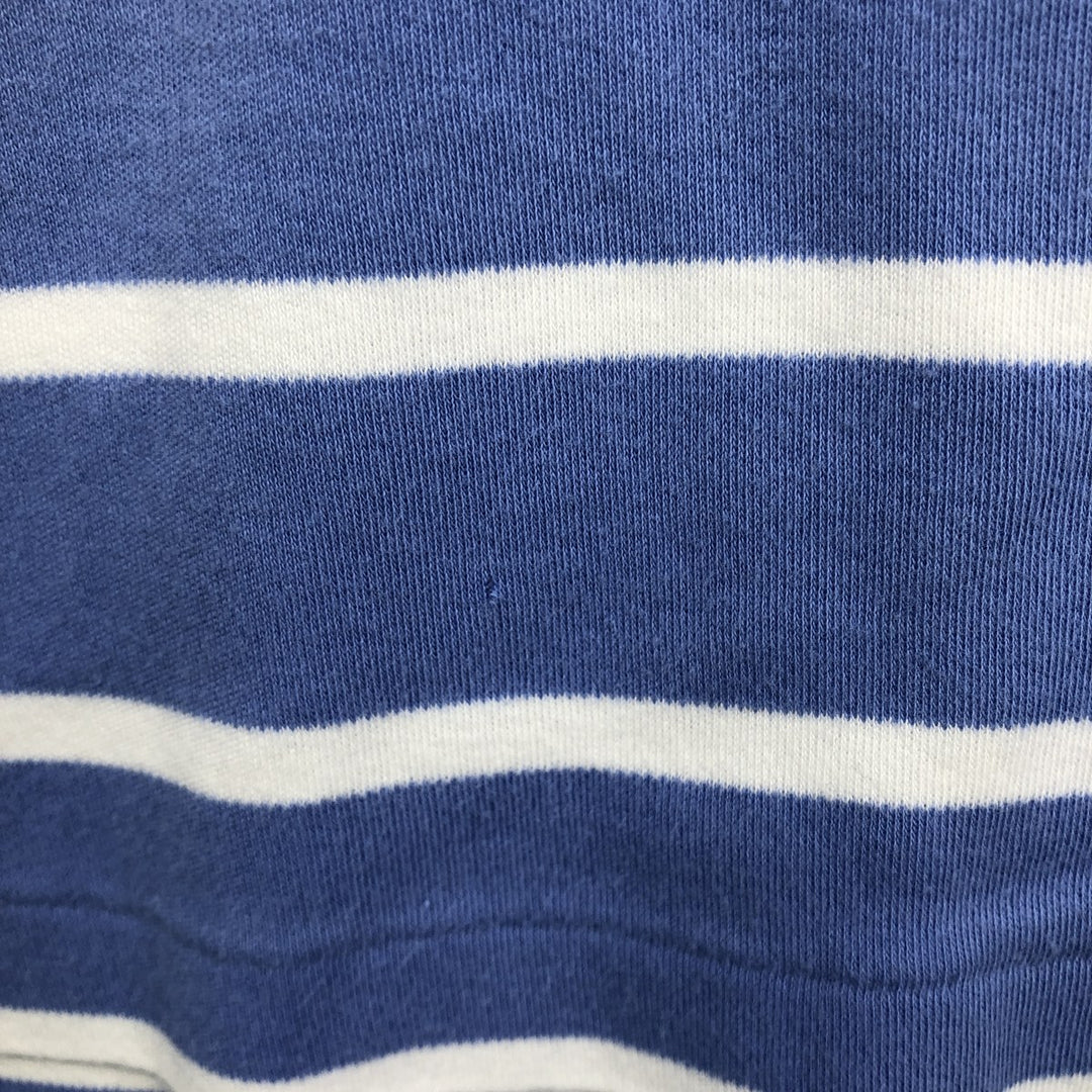 Ralph Lauren POLO by Ralph Lauren short sleeve striped polo shirt, men's size L cotton Blue type light blue Vintage Second Hand