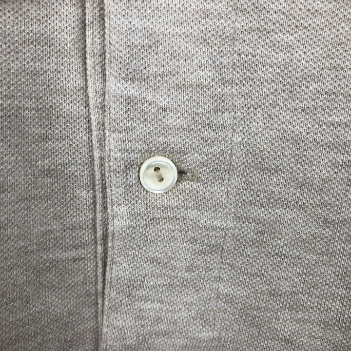 Lacoste LACOSTE French design short sleeve polo shirt No. 7 Men's XXL equivalent cotton Beige type Vintage Second Hand
