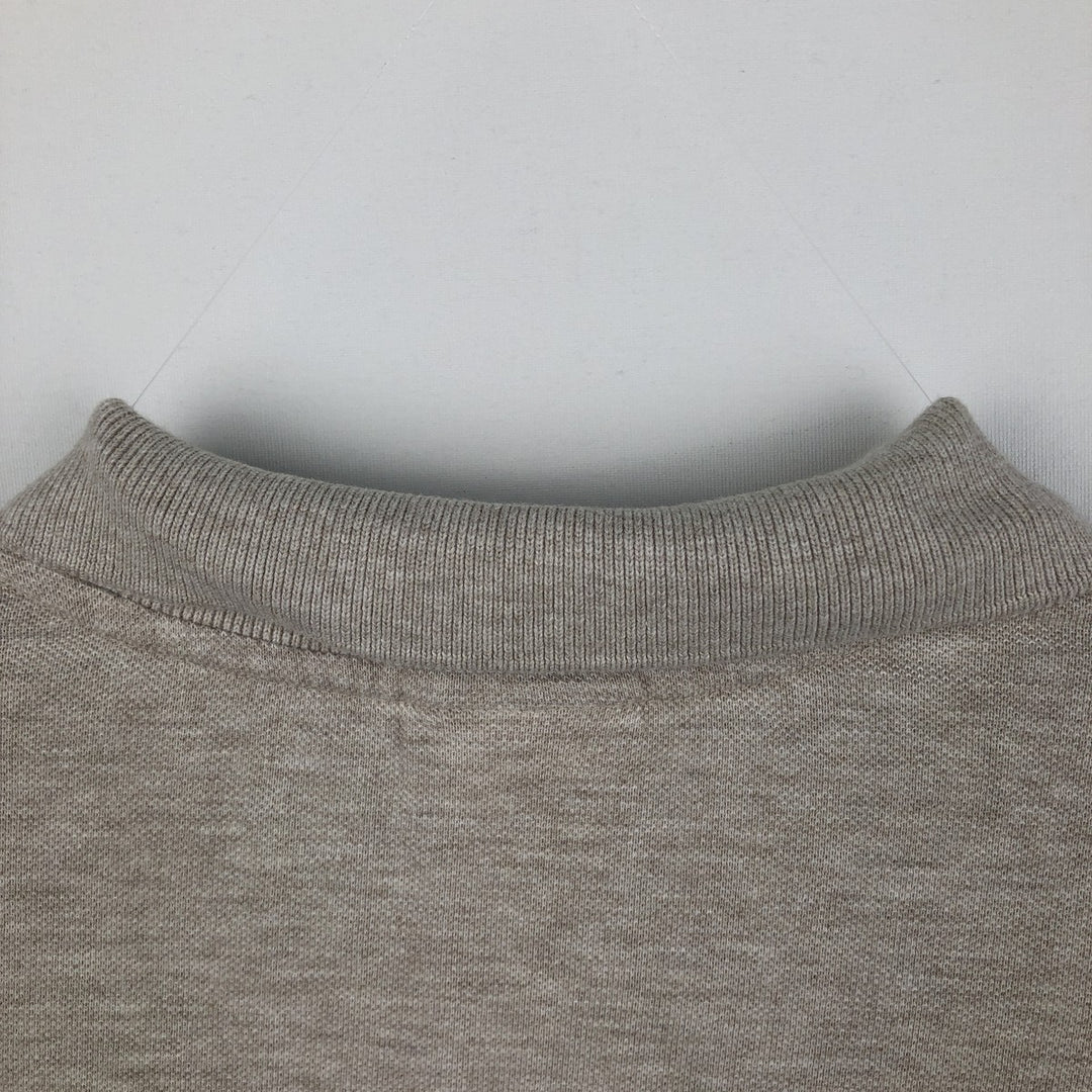 Lacoste LACOSTE French design short sleeve polo shirt No. 7 Men's XXL equivalent cotton Beige type Vintage Second Hand